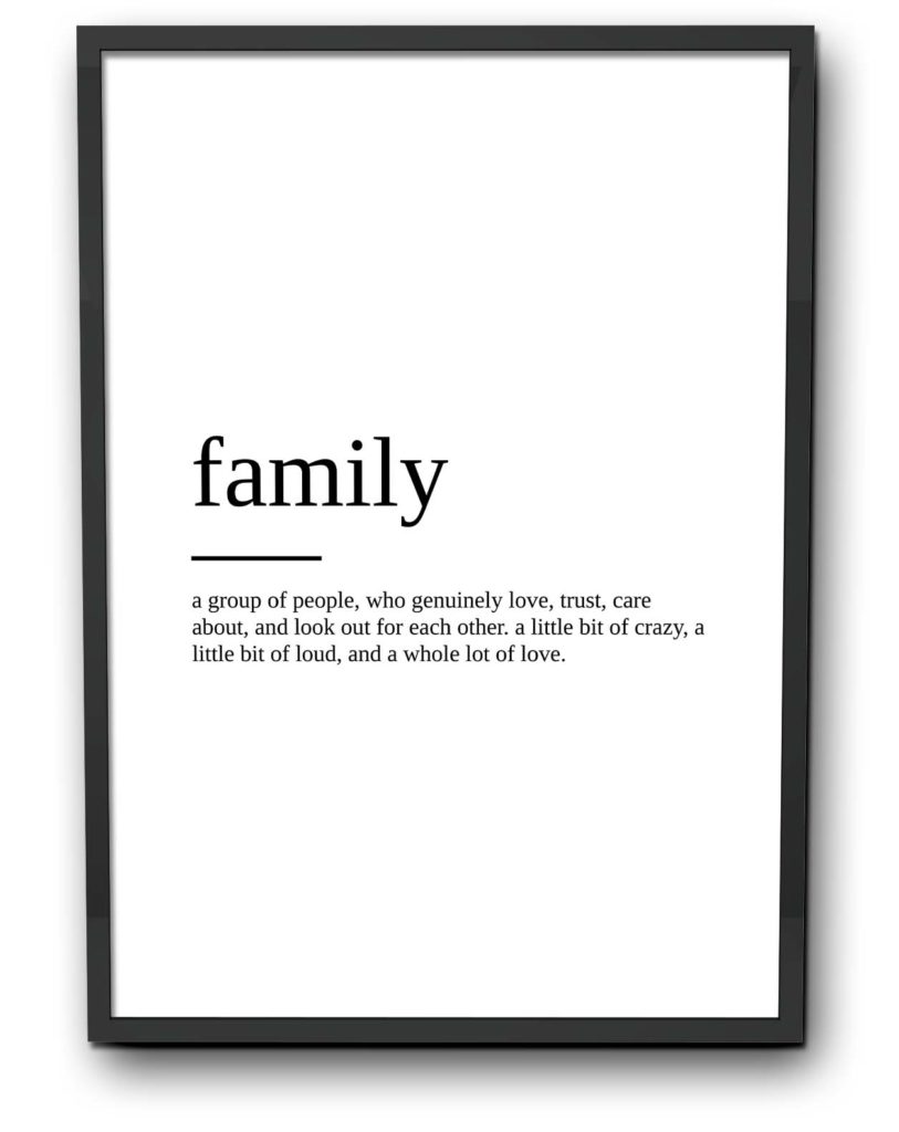 Definition Poster Personalised Print — ukesen